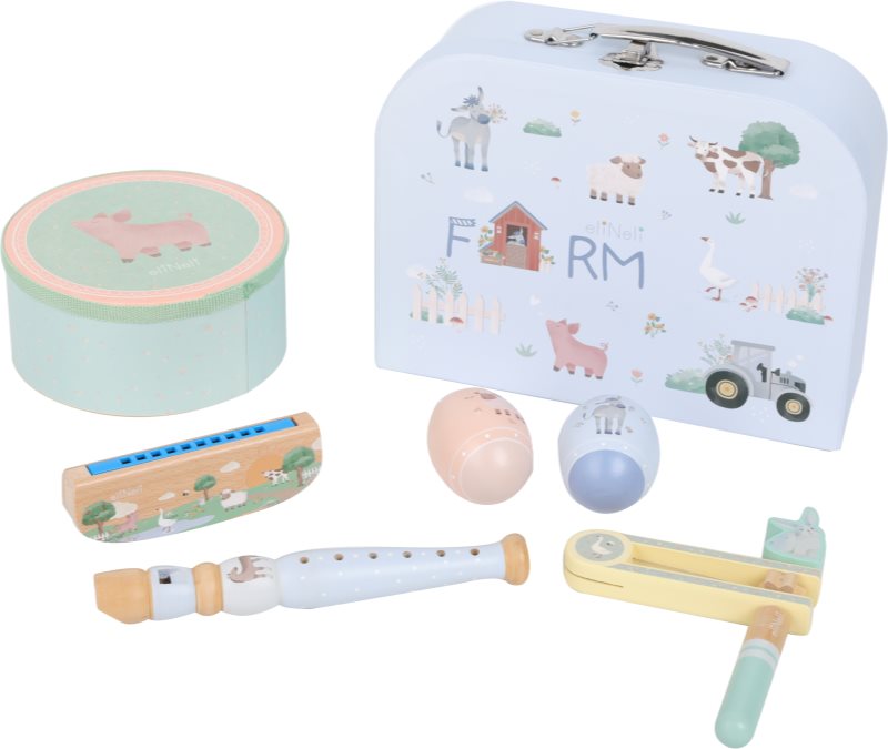 eliNeli Kids’ Musical Set Farm jucărie muzicală din lemn
