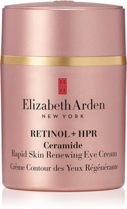 Elizabeth Arden Retinol + HPR Ceramide RAPID SKIN RENEWING EYE CREAM cremă de ochi cu efect de netezire și de iluminare 15 ml