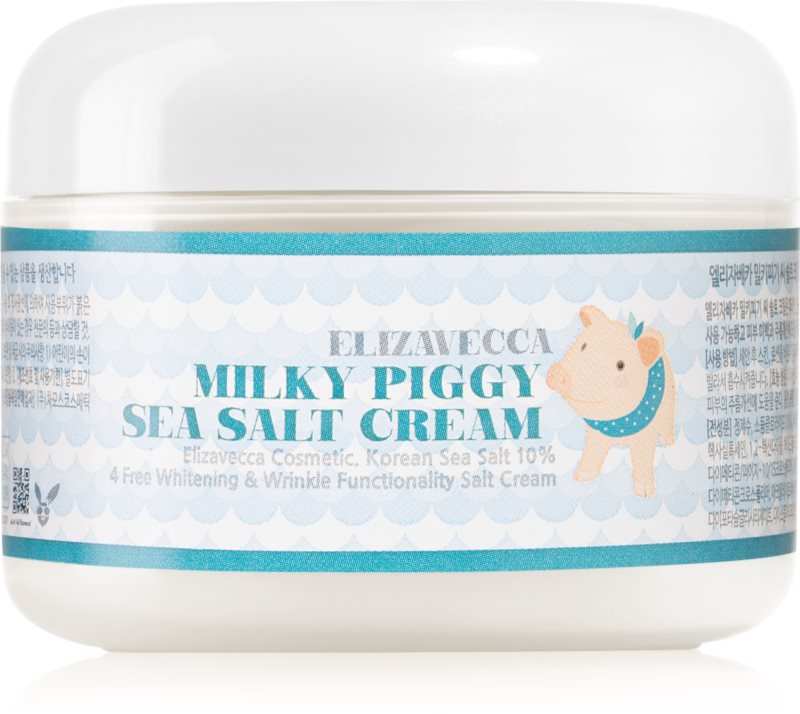 Elizavecca Milky Piggy Sea Salt Cream protectie regeneratoare hidratanta 100 ml