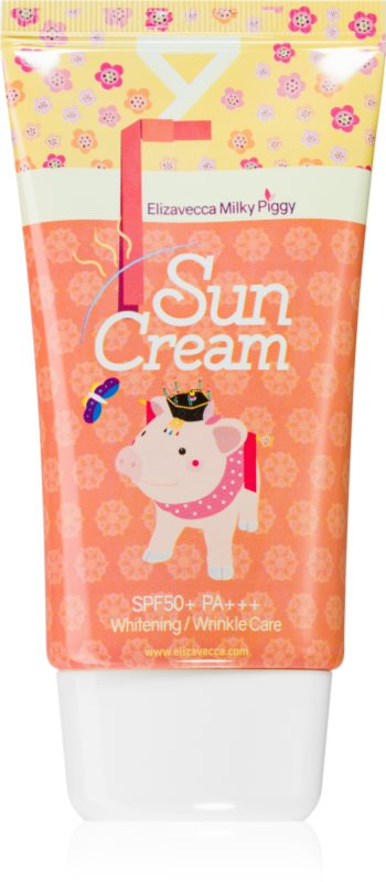 Elizavecca Milky Piggy Sun Cream protecție solară pentru față iluminatoare SPF 50+ 50 ml