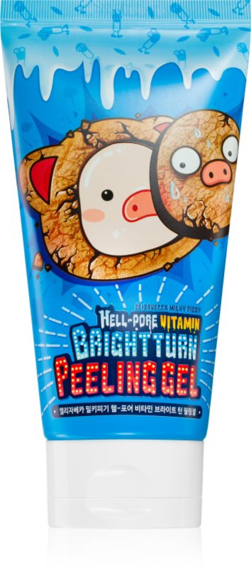 Elizavecca Milky Piggy Hell-Pore Vitamin Brightturn Peeling Gel peeling de curățare profundă 150 ml