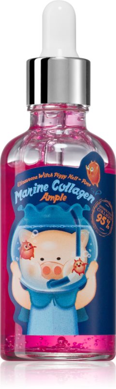 Elizavecca Witch Piggy Hell-Pore Marine Collagen Ample ser cu textura fina cu efect de netezire 50 ml