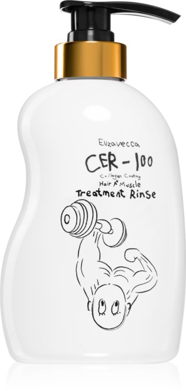 Elizavecca Cer-100 Collagen Coating Hair Muscle balsam pentru restaurare adanca pentru parul deteriorat si fragil 500 ml