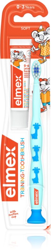 Elmex Caries Protection Kids Periuță de dinți pentru copii Soft + mini-paste 1 buc