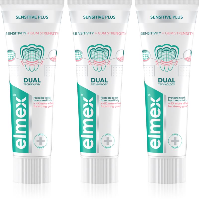 Elmex Sensitive Professional Repair & Prevent pastă de dinți pentru dinti sensibili 3x75 ml