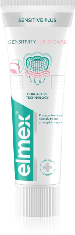 Elmex Sensitive Plus Sensitivity & Gum Care pastă de dinți pentru dinti sensibili 75 ml