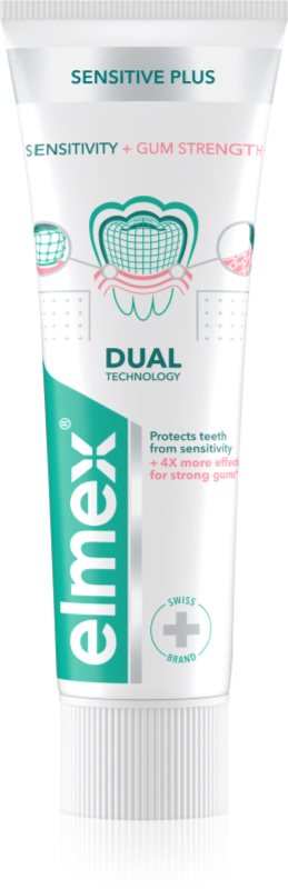 Elmex Sensitive Sensitivity + Gum Strength pastă de dinți pentru dinti sensibili 75 ml