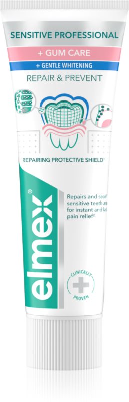 Elmex Sensitive Professional Repair & Prevent White pastă de dinți 75 ml