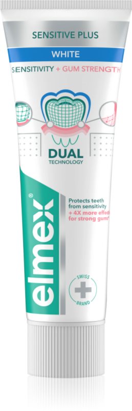 Elmex Sensitivity + Gum Strenght Whitening pasta de dinti pentru dinti sensibili 75 ml