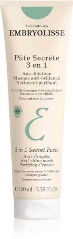 Embryolisse Pate Secrete 3 En 1 masca de fata pentru curatare 3 in 1 100 ml