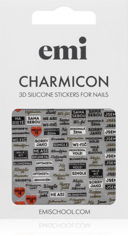 emi Charmicon Czech 1 folii autocolante pentru unghii 3D 1 buc