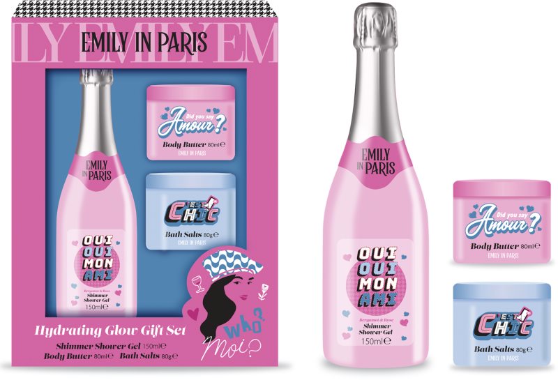 Emily In Paris Hydrating Glow set cadou pentru femei