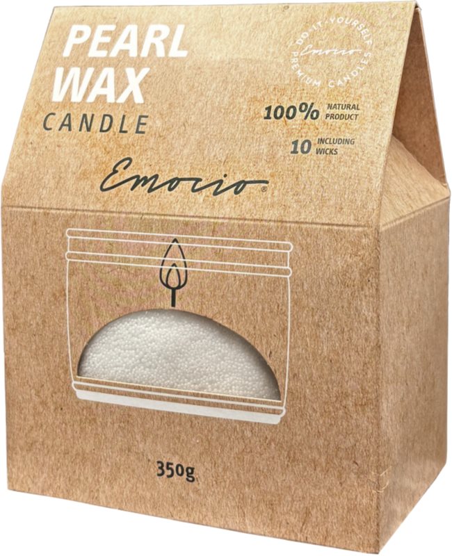 Emocio Pearl Wax White lumanare 350 g