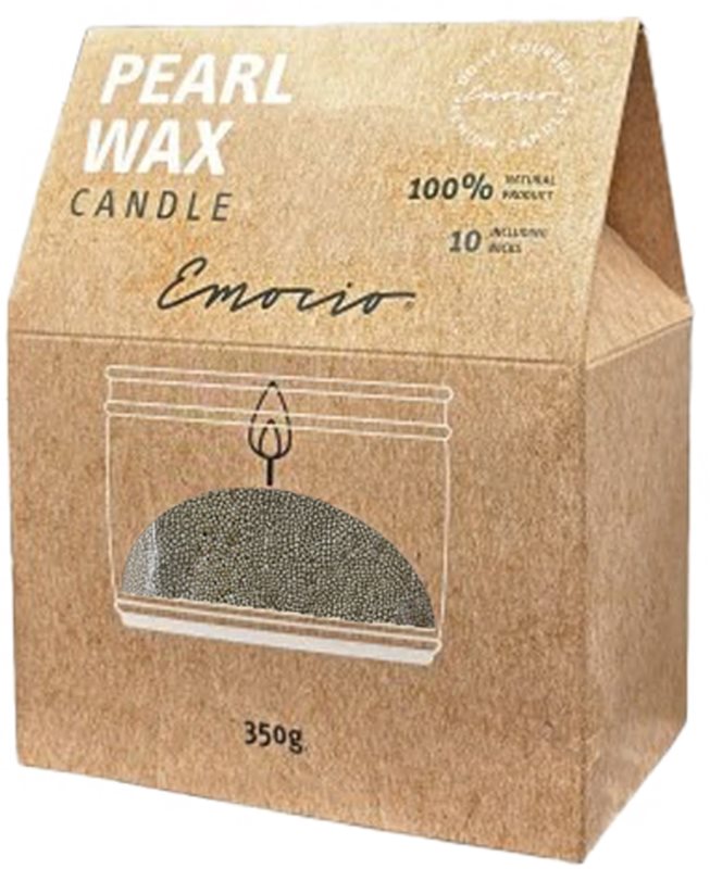 Emocio Pearl Wax Green lumanare 350 g