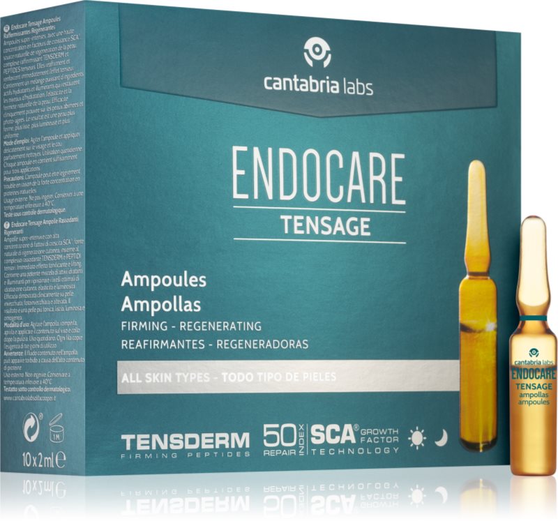 Endocare Tensage fiolă cu efect de întărire 10x2 ml