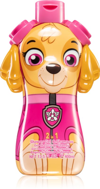 Nickelodeon Paw Patrol Sky 2 in 1 gel de dus si sampon pentru copii 400 ml