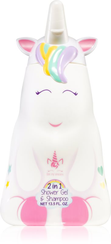 Be a Unicorn Shampoo & Shower Gel Gel de dus si sampon pentru copii 400 ml