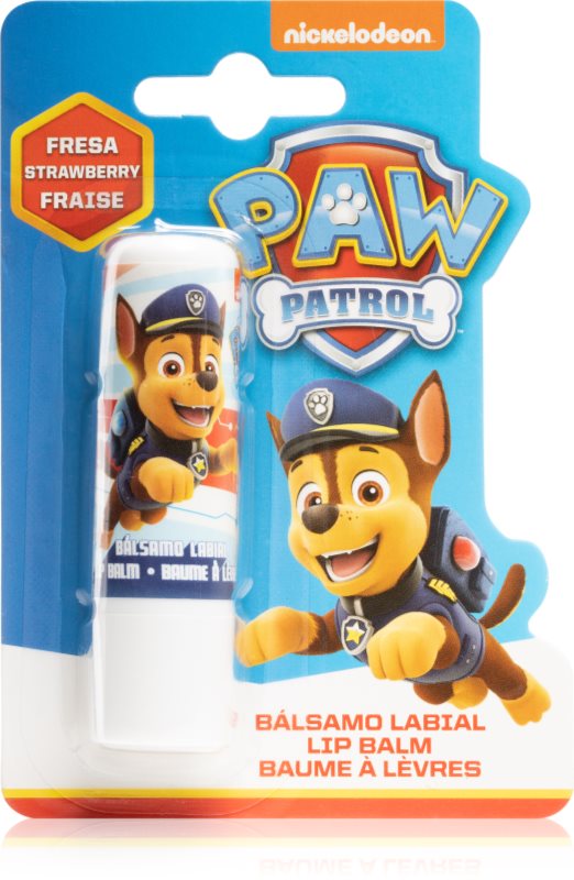 Nickelodeon Paw Patrol Lip Balm balsam de buze cu aroma de capsuni 4 g