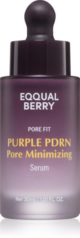 EQQUALBERRY Purple PDRN Pore Minimizing Serum ser pentru reducerea porilor pentru luminozitate si hidratare 30 ml