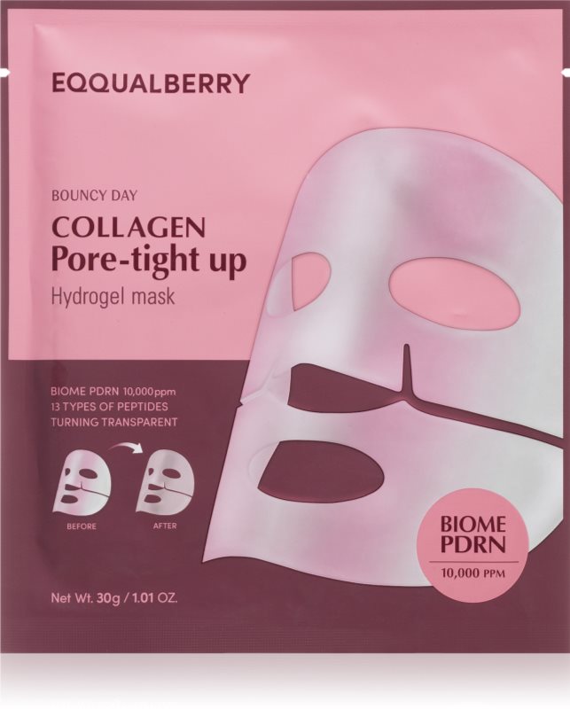 EQQUALBERRY Collagen Pore-Tight Up Hydrogel Mask masca de celule cu efect de fermitate cu textura de gel 30 g