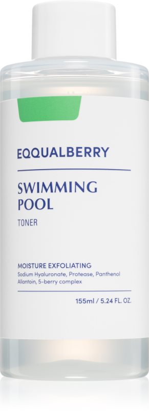 EQQUALBERRY Swimming Pool Toner tonic hidratant cu efect de exfoliere