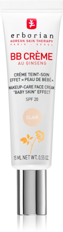 Erborian BB Cream lotiuni tonice pentru piele perfectă în căutarea SPF 20 pachet mic