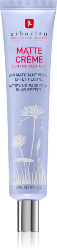Erborian Matte crema matifiere proaspătă pentru uniformizarea nuantei tenului
