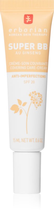 Erborian Super BB Covering Care-Cream Crema BB ce ofera aspect perfect pielii pachet mic