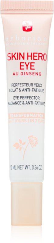 Erborian Skin Hero Eye Perfector fluid hidratant pentru zona din jurul ochilor împotriva ridurilor și a cearcănelor întunecate 10 ml