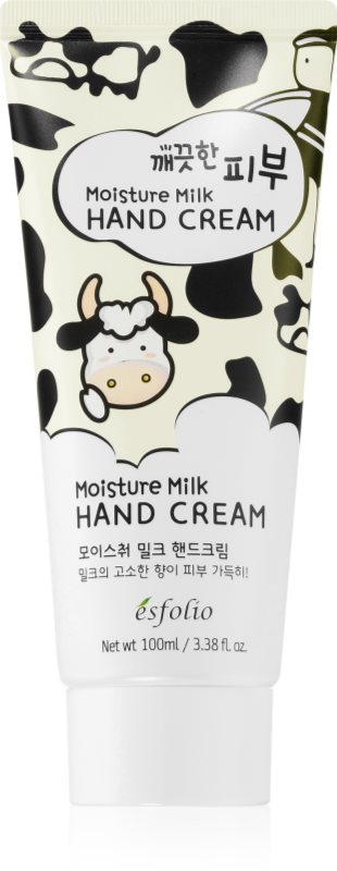 esfolio Pure Skin Moisture Milk crema de maini hidratanta cu proteine din lapte 100 ml
