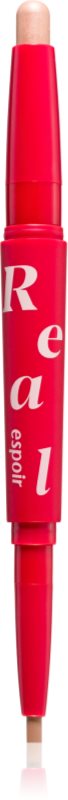 espoir Real Eye Dual Stick creion de ochi lunga durata cu efect de iluminare culoare 02 Peach Beam 0.5 g
