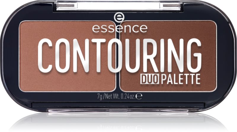 essence CONTOURING DUO PALETTE Patela pentru conturul fetei culoare 20 Darker Skin 7 g