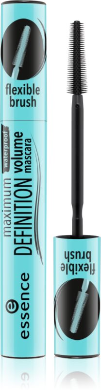 essence Maximum DEFINITION mascara rezistent la apă, pentru volum culoare Black 8 ml