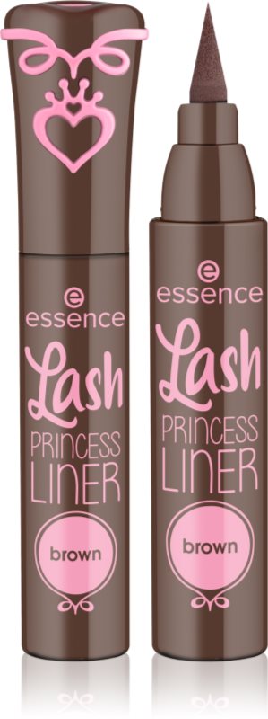 essence Lash PRINCESS eyeliner în fix culoare Brown 3 ml