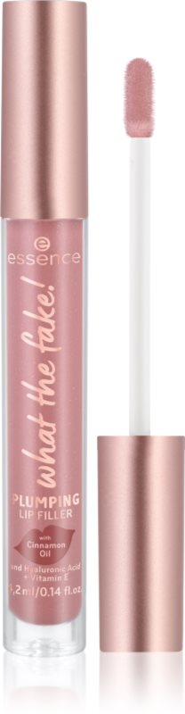 essence WHAT THE FAKE! luciu de buze pentru un volum suplimentar culoare oh my nude! 4,2 ml