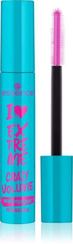 essence I LOVE EXTREME crazy volume mascara rezistent la apă, pentru volum culoare Black 12 ml