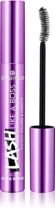 essence Lash Like a Boss mascara pentru volum, alungire si separarea genelor culoare Ultra Black 9,5 ml