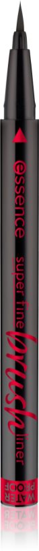 essence Super Fine Brush Liner eyeliner în fix culoare Black 0,7 g