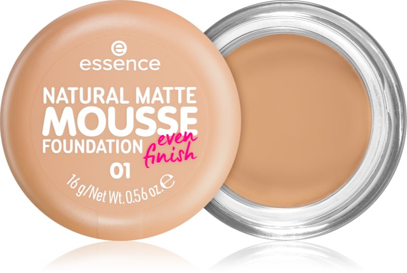 essence NATURAL MATTE MOUSSE fond de ten sub forma de spuma