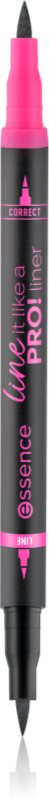 essence line it like a PRO! tuș lichid pentru ochi, tip cariocă culoare 01 1.2 ml