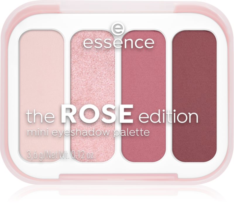 essence The Rose Edition paletă cu farduri de ochi mini 3.6 g