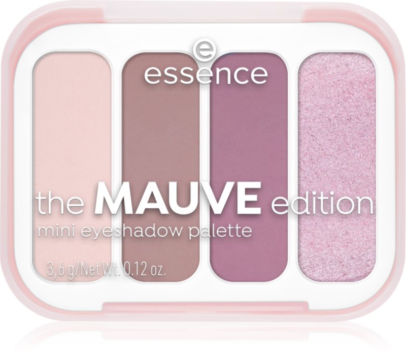 essence The Mauve Edition paletă cu farduri de ochi mini 3.6 g