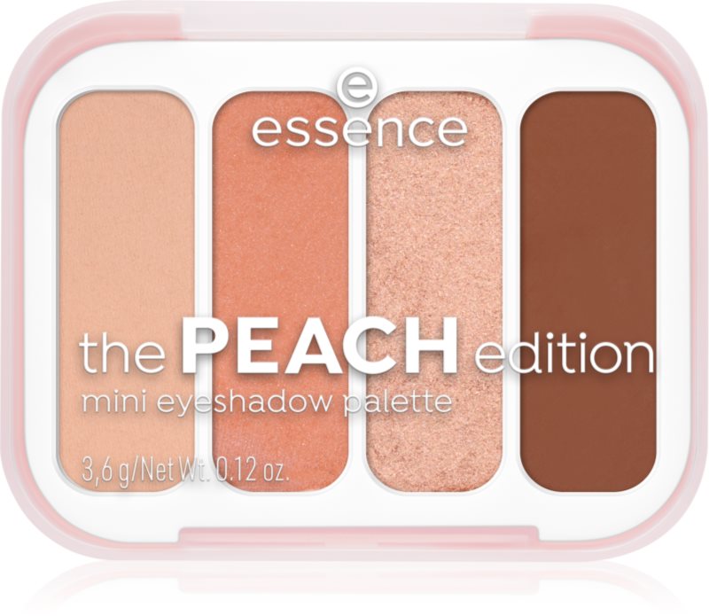 essence The Peach Edition paletă cu farduri de ochi mini 3.6 g