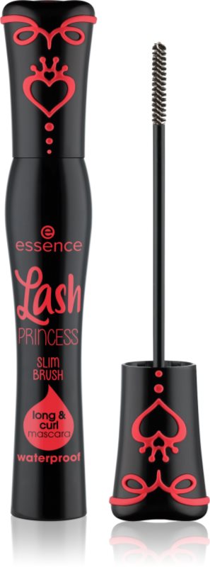 essence Lash PRINCESS Slim Brush mascara rezistent la apă pentru alungirea genelor 12 ml