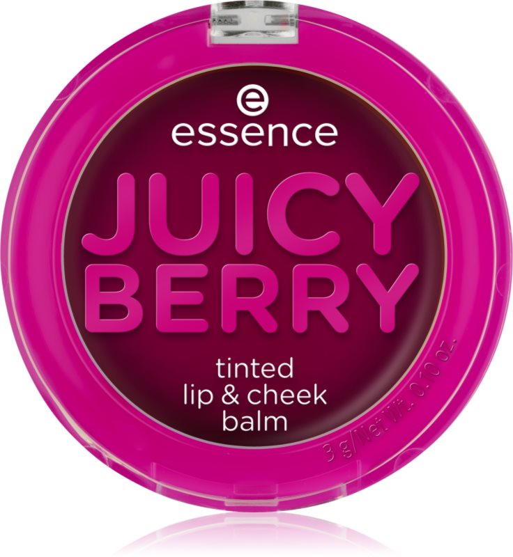 essence Juicy Berry Tinted blush lichid și luciu de buze 3 g