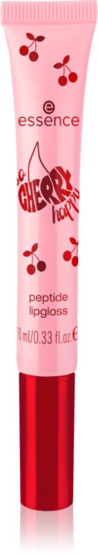 essence SO CHERRY happy lip gloss cu peptide
