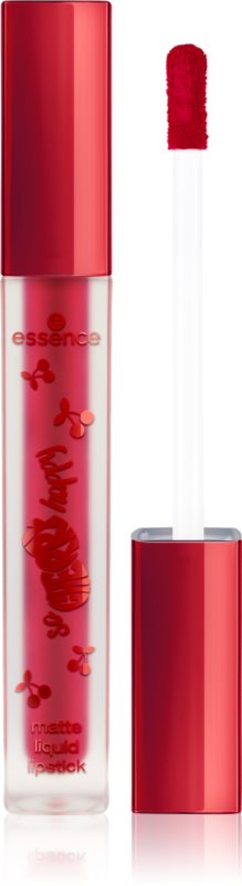 essence SO CHERRY happy ruj lichid mat culoare 01 Cherry Kisses 4 ml