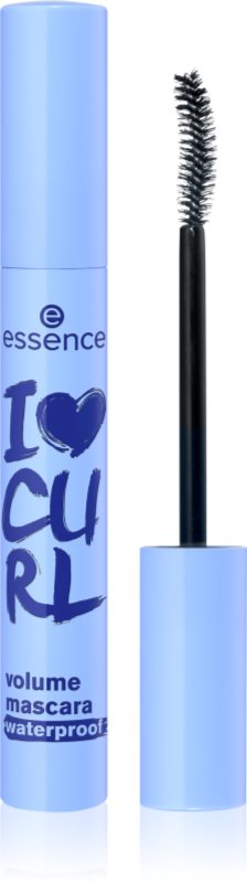 essence I LOVE CURL mascara rezistent la apă, pentru volum neagră 10 ml