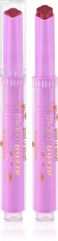 essence aloha, babes! luciu de buze cremos stick culoare 01 Sunny Bliss, Flower Kiss 1.6 g