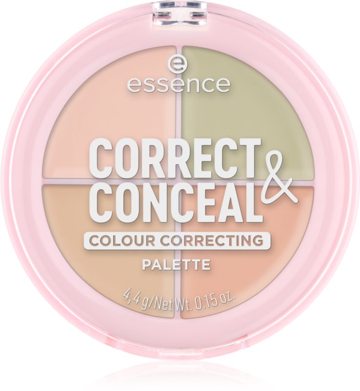 essence CORRECT & CONCEAL paleta corectoare pentru uniformizarea nuantei tenului 4.4 g